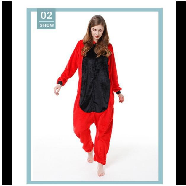 Flannel Dinosaur Animal One-piece Pajamas