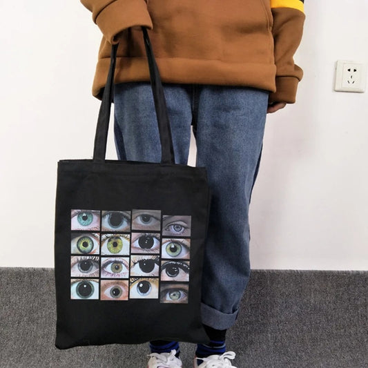 Shopper Taske med Stor Kapacitet, Urban Punk-stil