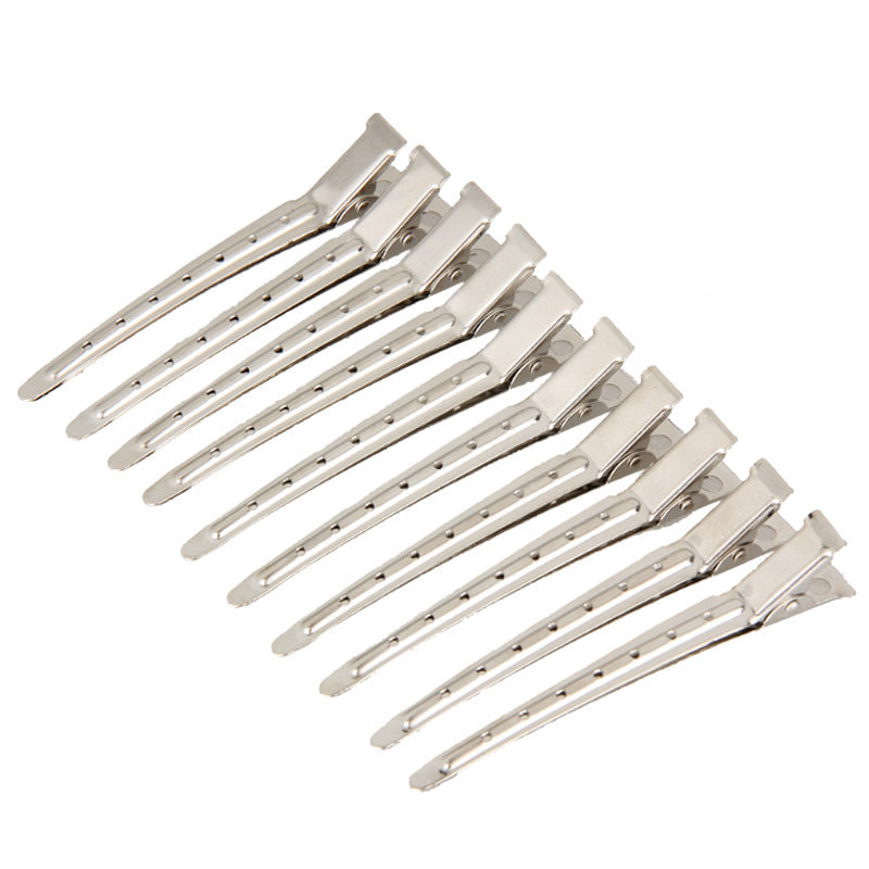 Fashion Hairdressing Stainless Steel Duckbill Clip