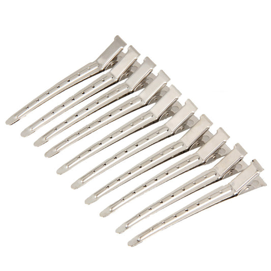 Fashion Hairdressing Stainless Steel Duckbill Clip