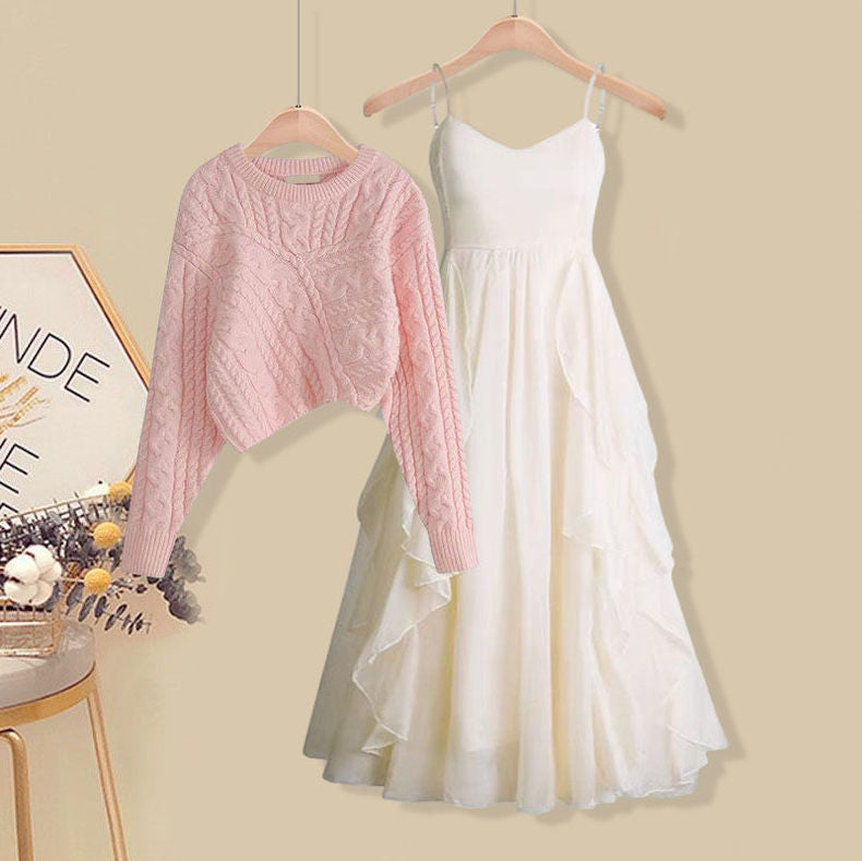Irregular Loose Pullover Retro Twist Short Sweater