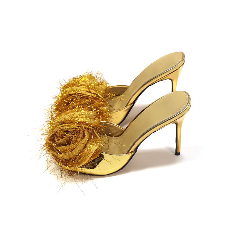 One-foot Super High-heeled Single Banquet High-heeled Shoes