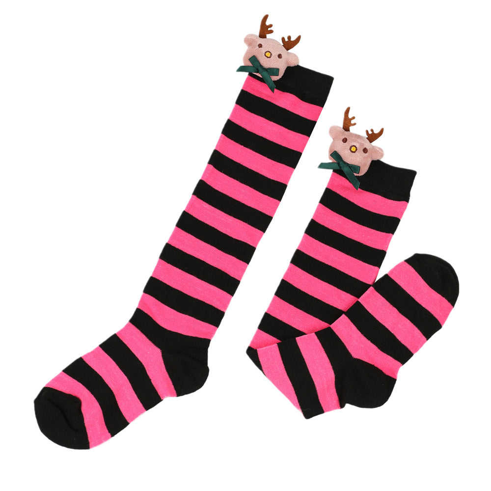 Elk Children's Christmas Stockings Cartoon Doll
