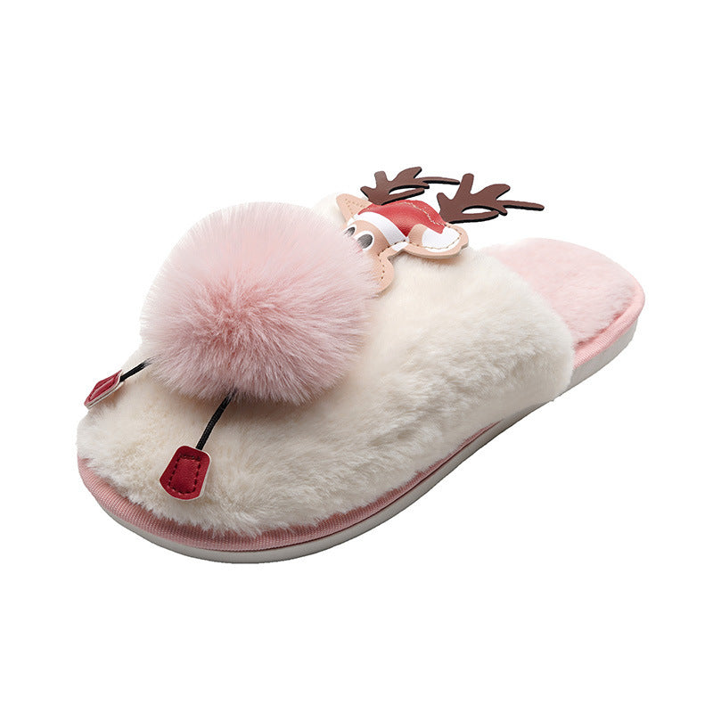 Women's Cute Warm Cartoon Plush Slippers