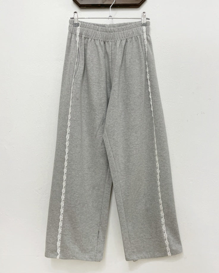 Women's Casual Lace Pocket Sports Casual Pants
