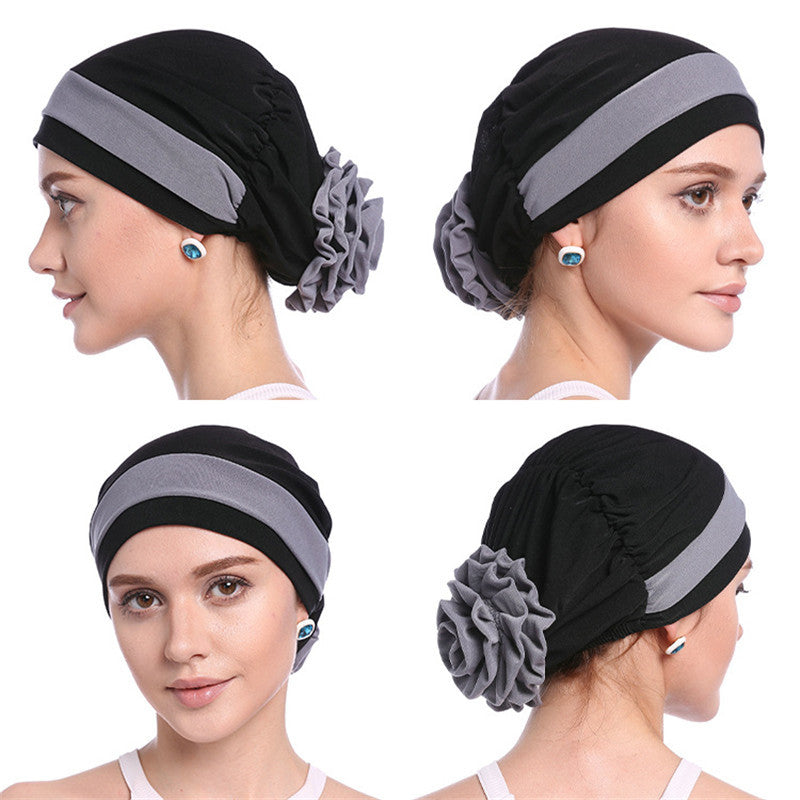 Fashion Double Color Board Bead Caps