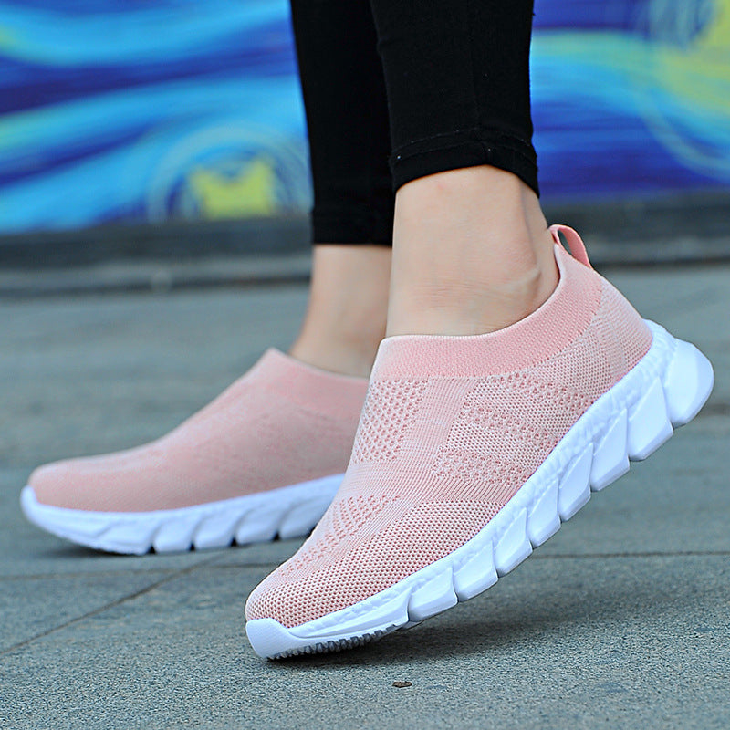 Mesh Surface Non-slip Wear-resistant Sports And Leisure Women's Shoes