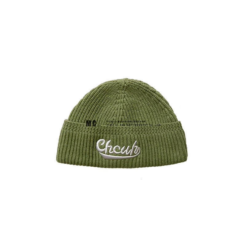Women's Embroidered Letters Knitted Hat