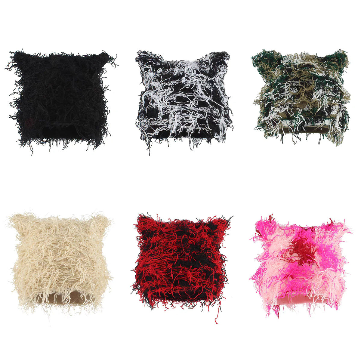 Autumn And Winter Leisure Cute Cat Ears Wool Hat