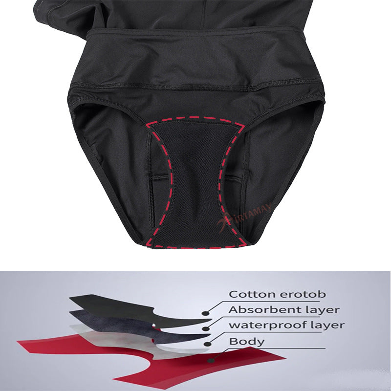 Women's Menstrual Workout High Waist Tight Yoga Pants