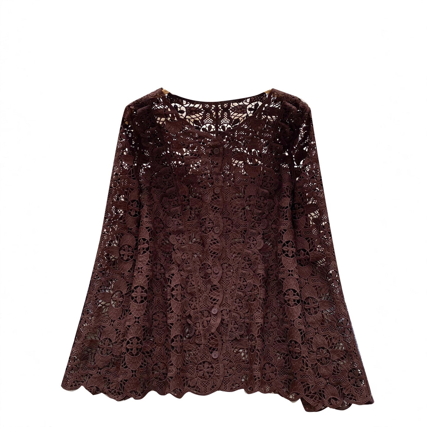 Women's Hollow Out Crochet Lace Top