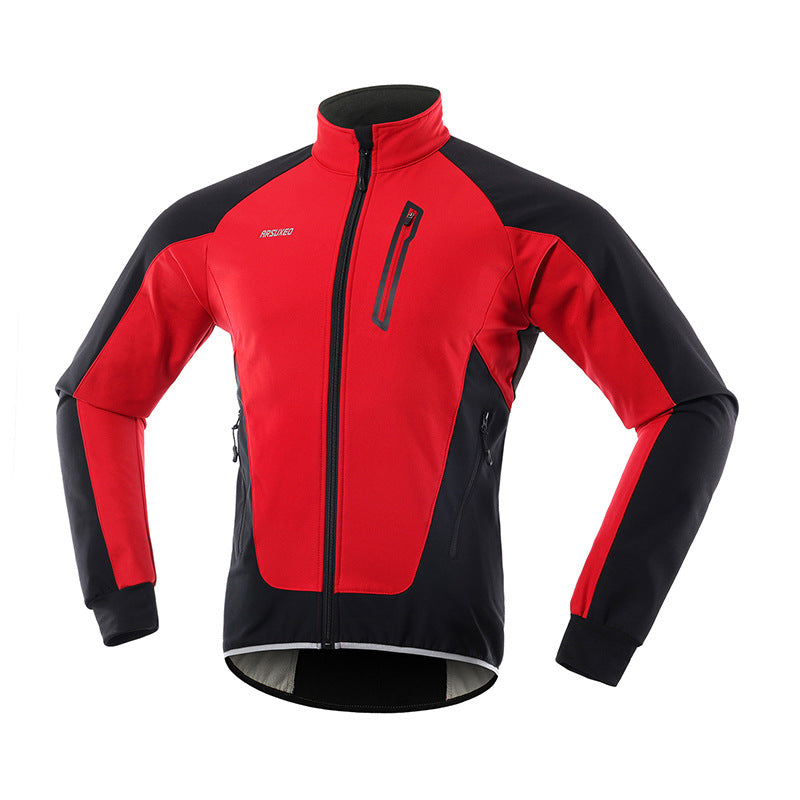 Fleece cycling jersey sports top