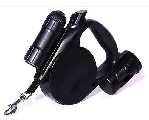4.5 m LED light and garbage splitter automatic telescopic traction belt (flat rope)