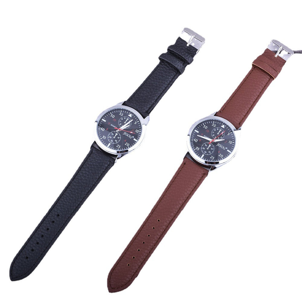 Casual All-matching Yndefuld Quartz Ur Bælte Pung Pen Slips