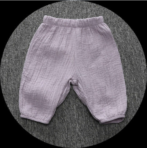 Cotton linen harem pants