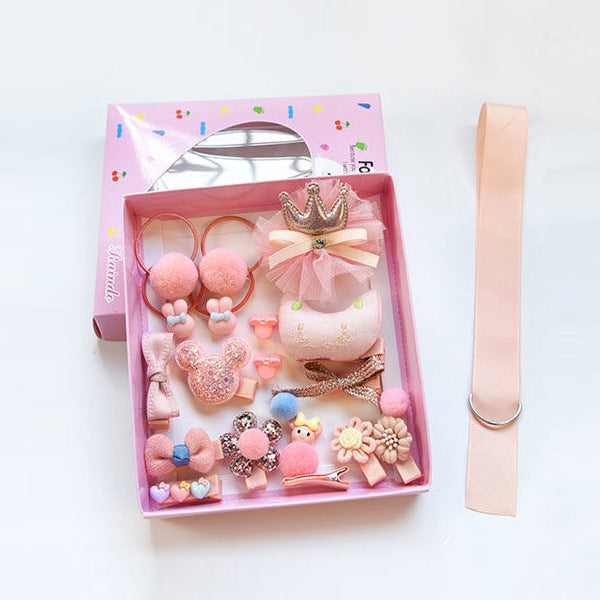 Children's Hair Accessories Crown Girl Hairpin Head Rope Rubber Band