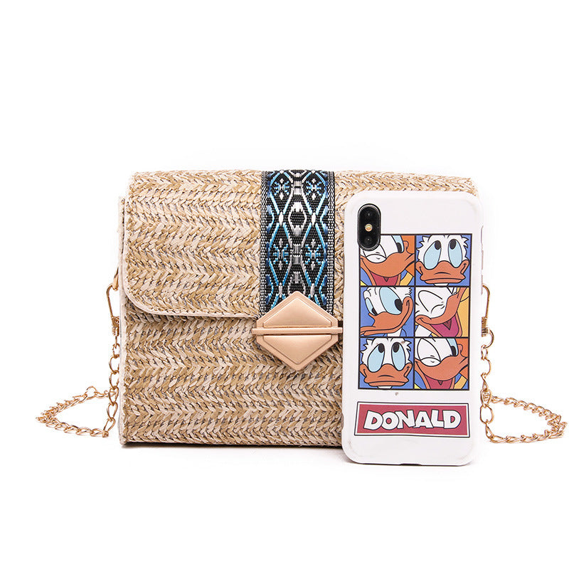 Fashionable wild simple casual girl chain bag