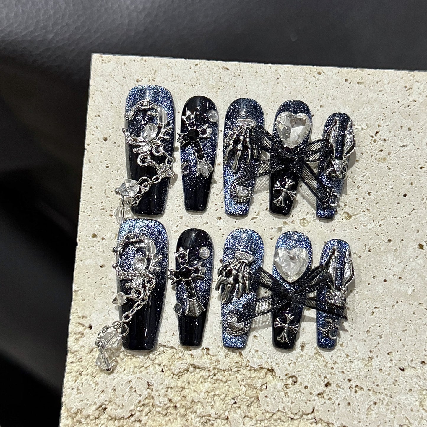 Beihai Wang Man Zircon Shining Diamond Manicure Handmade
