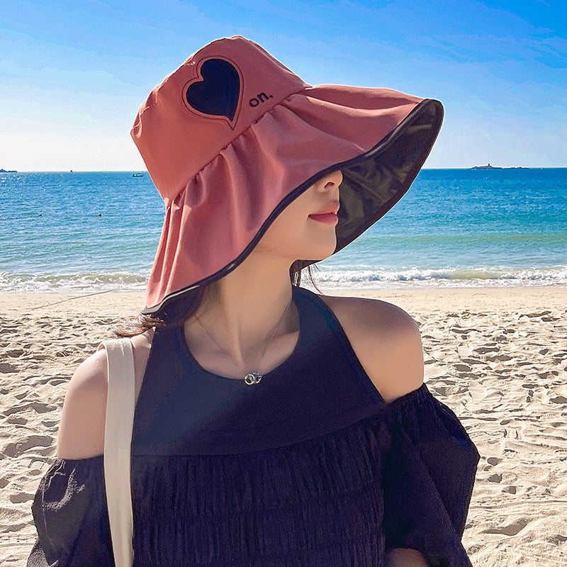 Sunshade Fisherman Women's Face Covering Sun Hat