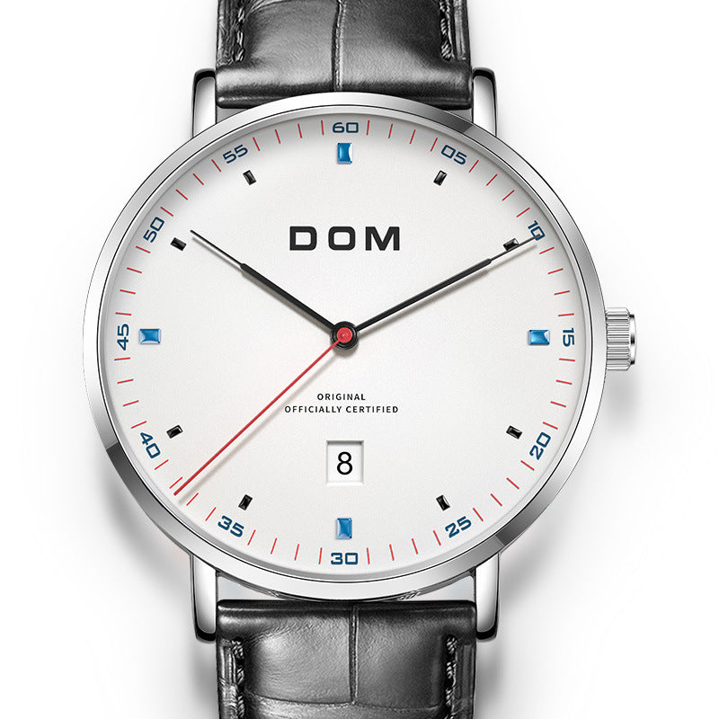Simple fashion waterproof men's watch