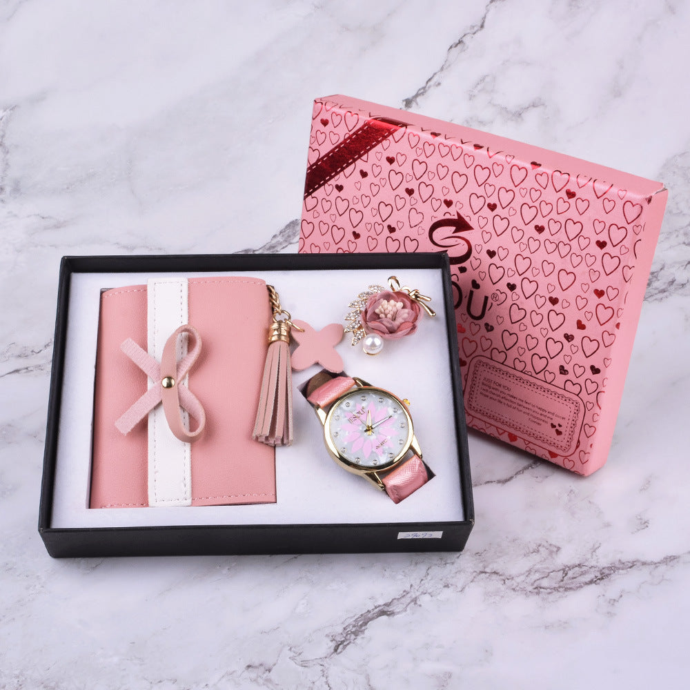 Belt Quartz Watch Boutique Set