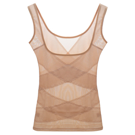 Women's shapewear vest ultra-thin seamless U-neck