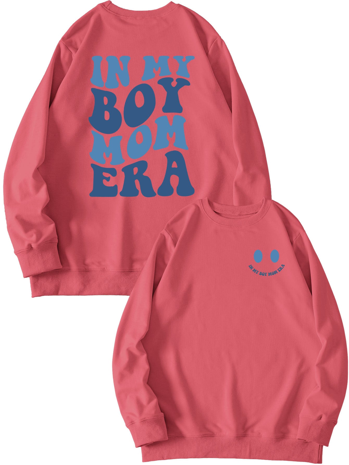 Double-sided Printed Pullover Sweatshirt Long-sleeved Shirt