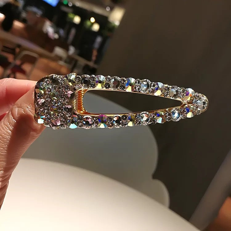 Super Flash Rhinestone Pearl Hairpin