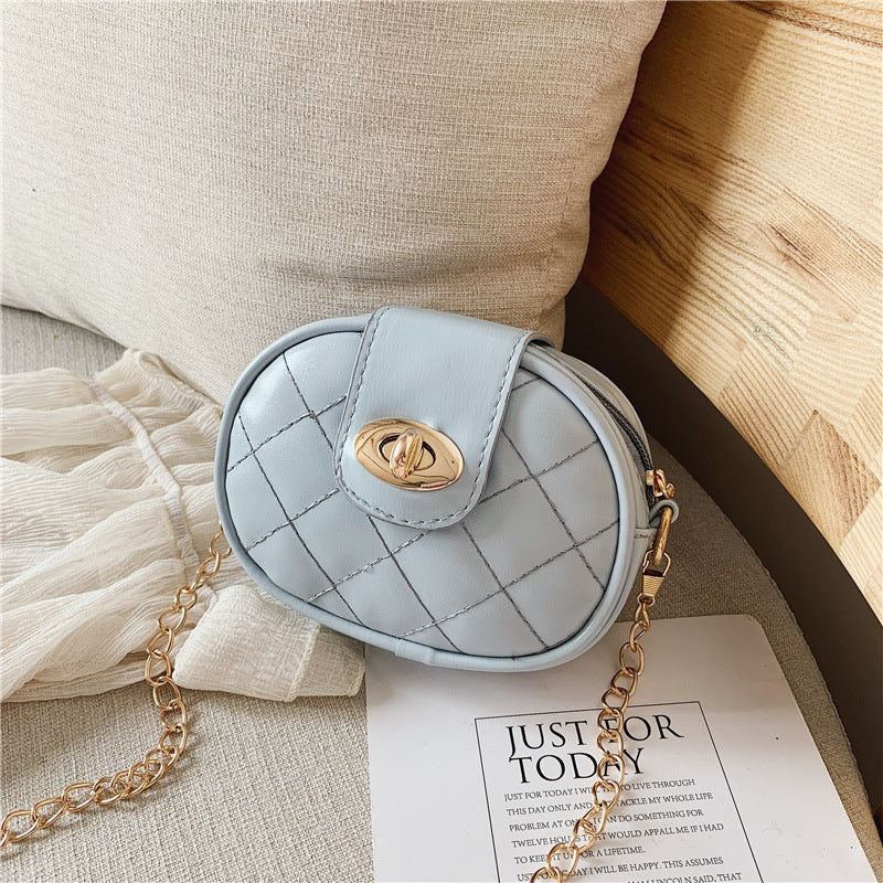 Children's mini diamond chain crossbody bag
