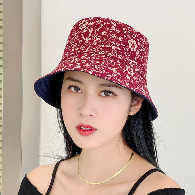 Summer Women's Thin Cloth Bucket Hat Sunshade