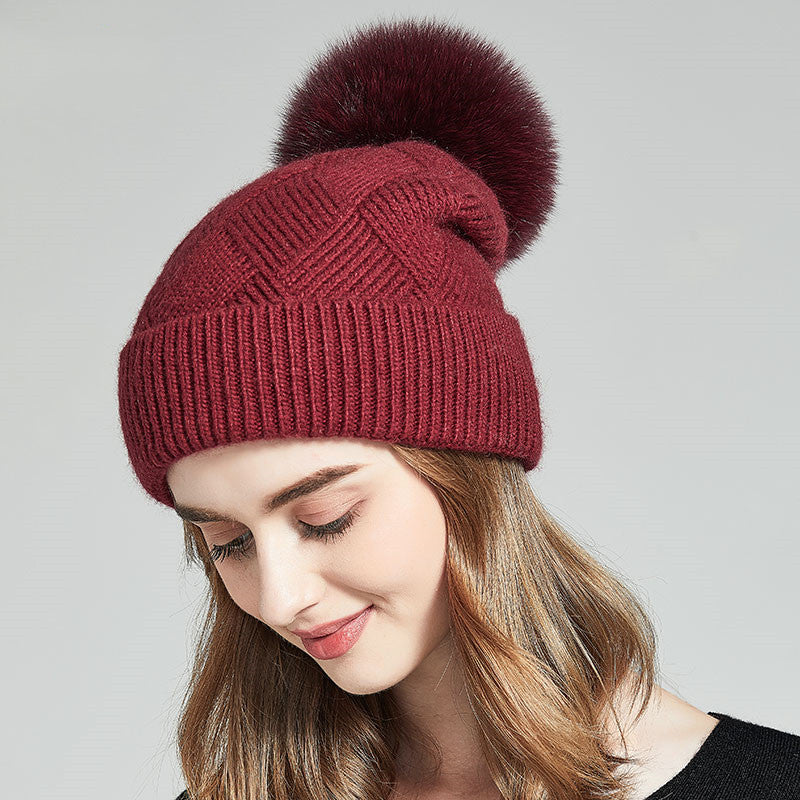 Women's Warm Ear Protection Wool Hat