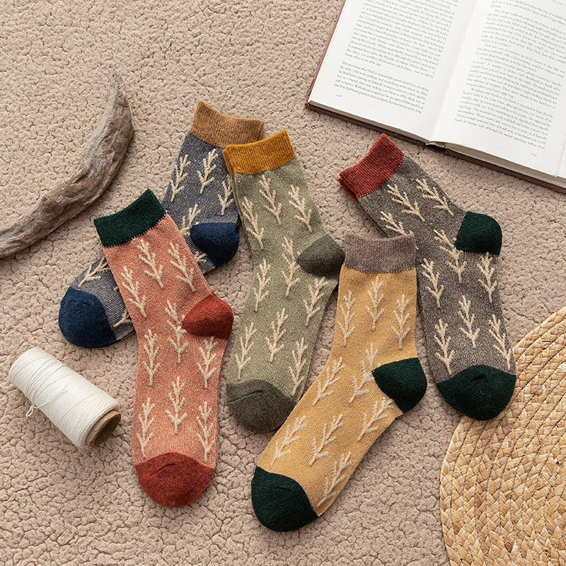 Women's thick tube socks