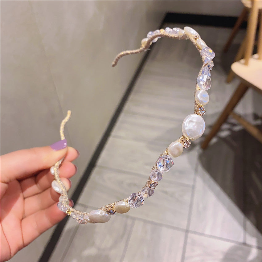Korean Version of The Forest Fairy Crystal Pearl Hairpin