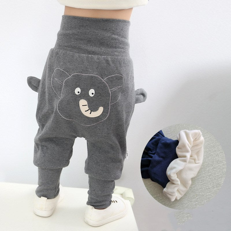 Children's Clothing Baby Plus Velvet Pants Autumn And Winter
