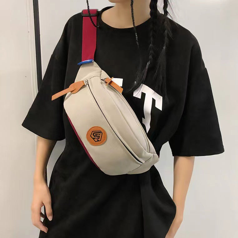 Crossbody All-matching En Skulder Sport Taljetaske Til Kvinder