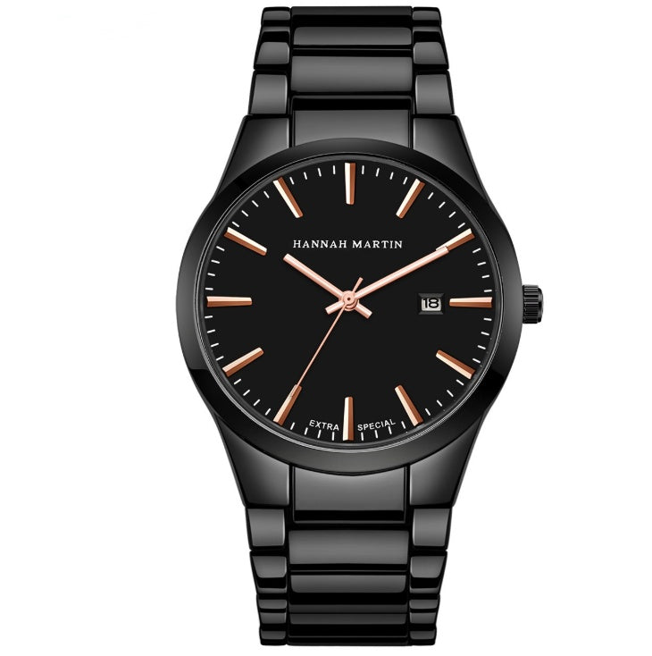 Fashion trend men's watch quartz watch steel belt men's watch
