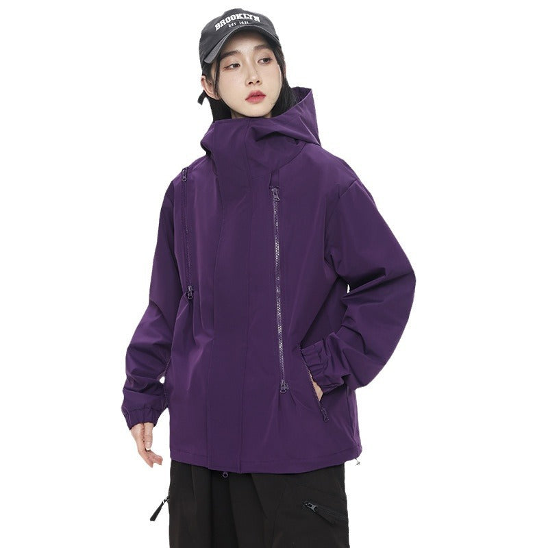 Outdoor Shell Jacket Hong Kong Style Coats
