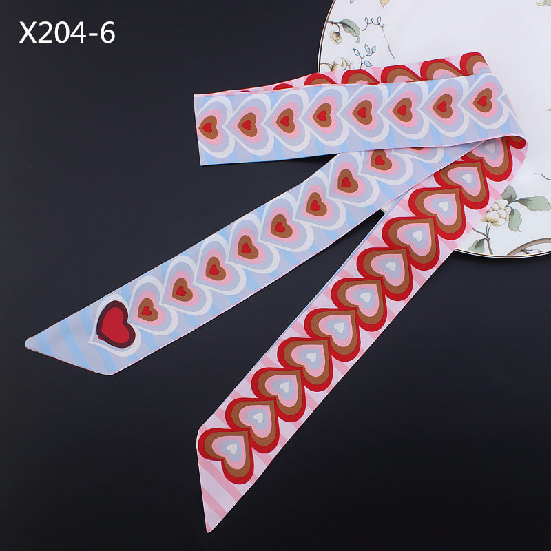 Korean love hair ribbon streamer
