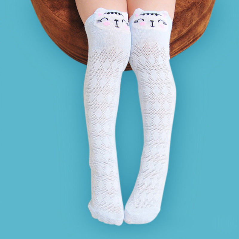 New Children's Mid-tube Anti-mosquito Socks Over The Knee Thin