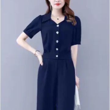 Goddess-style Tummy-covering Two-piece Pants Set