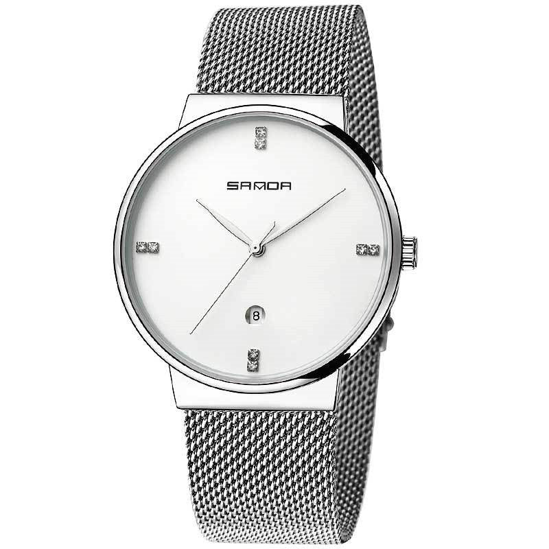 Men's watch mesh belt waterproof quartz watch