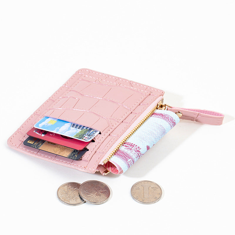 Women's Fashion Short Stone Coin Bag