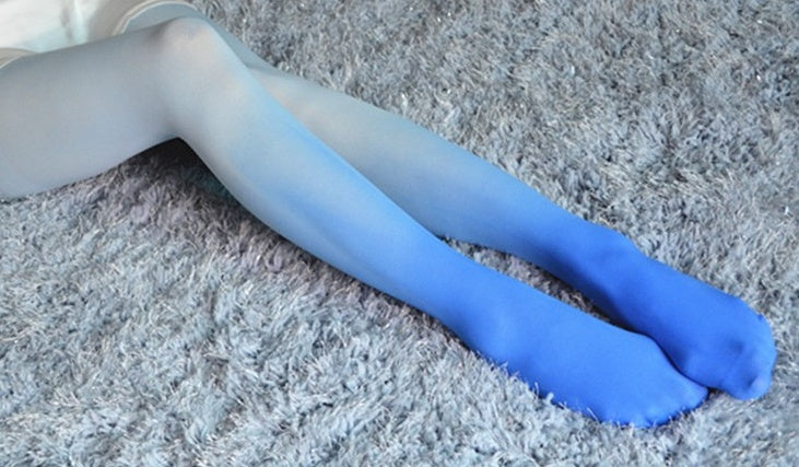 Velvet 120D leggings anti-hook stockings Gradient color pantyhose socks