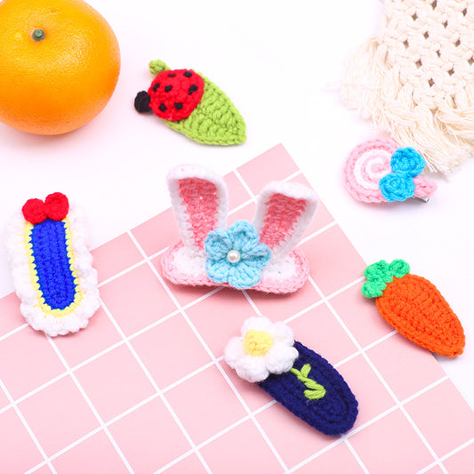 Hand-woven hairpin