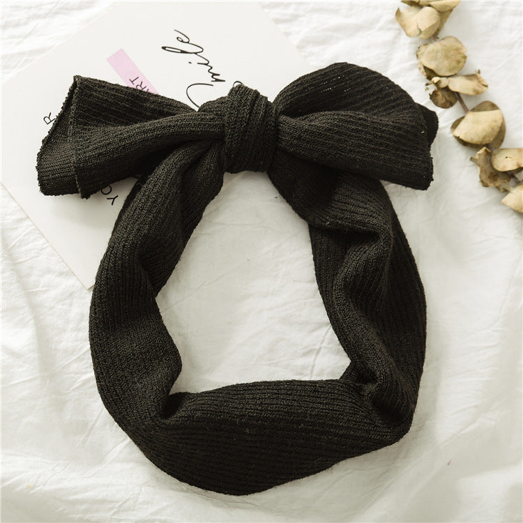 Children's headdress all-match bow hairband elastic