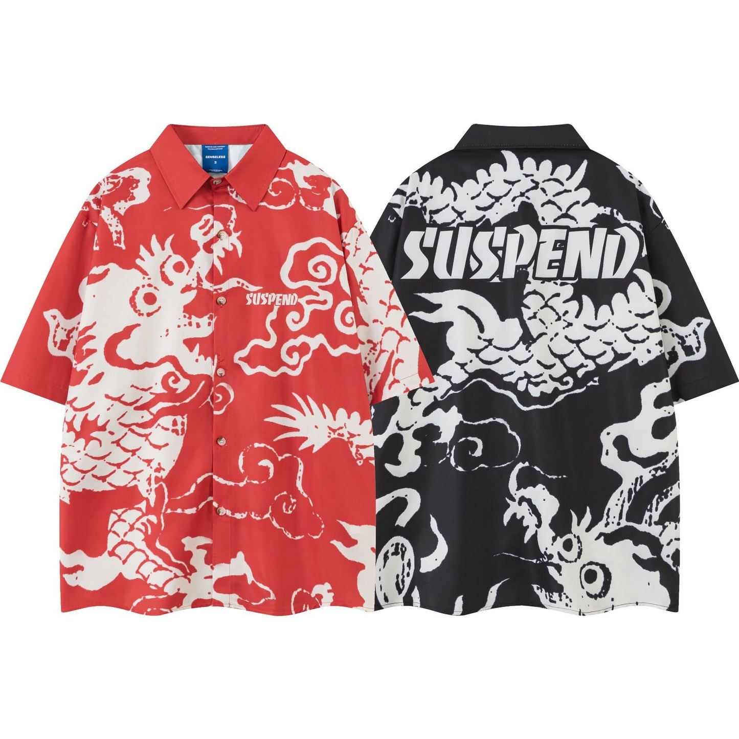 Retro Trendy Unique Casual Loose Shirt