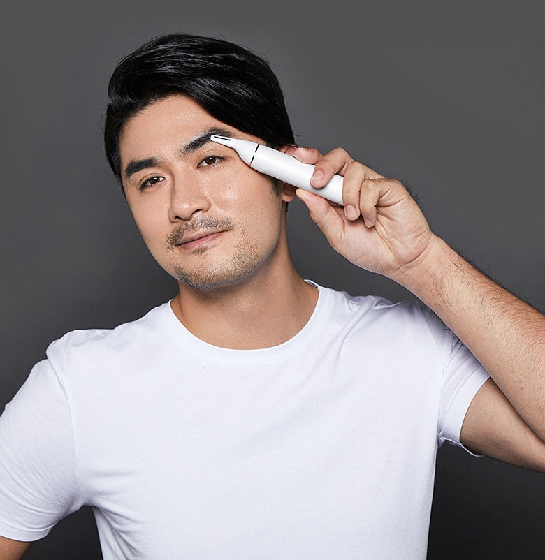 Intelligent electric temple hair ear shaver
