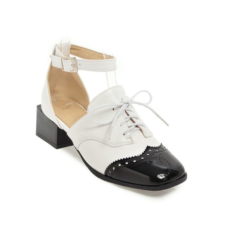 Color block sandals