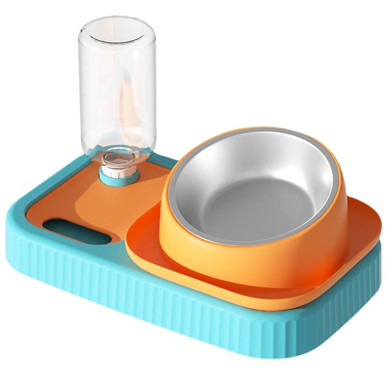 Anti Overturning Automatic Drinking Water Cat And Dog Food Bowl