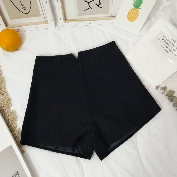 Loose Joker Shorts High Waist Shows Thin And Thick Autumn Winter Trousers Female